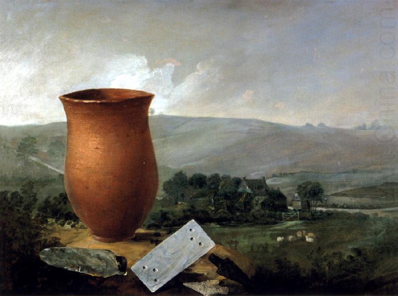 Thomas Guest Grave Group from a Bell Barrow at Winterslow china oil painting image